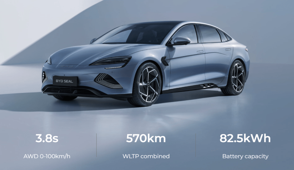 BYD Seal Price 2024, Range, Interior Colours & Reviews