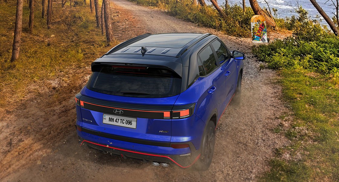 creta n line rearview 1 Hyundai CRETA N Line Price - Colour, Interior & Full Features Details