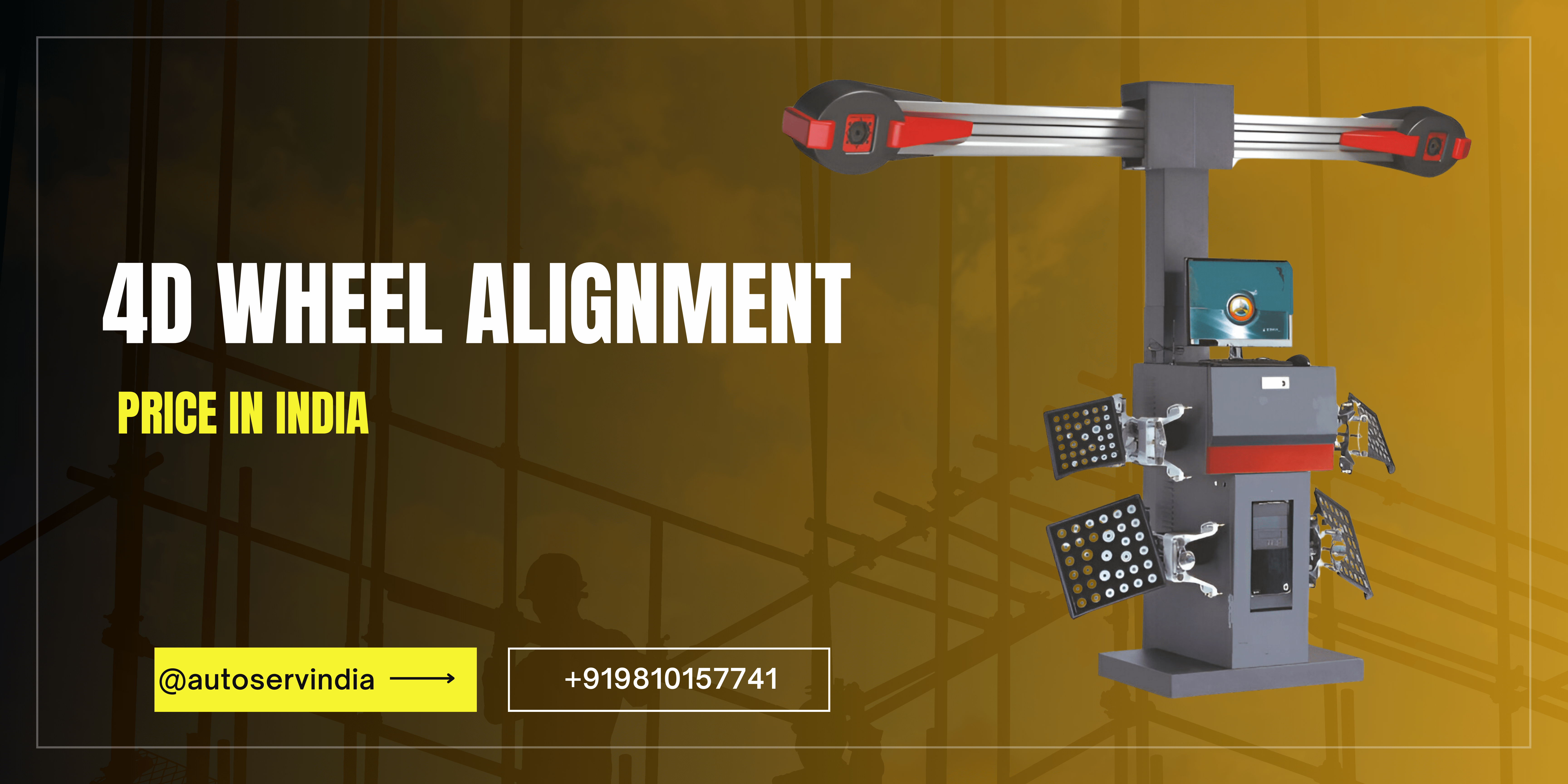 4D Wheel Alignment Machine Price in India