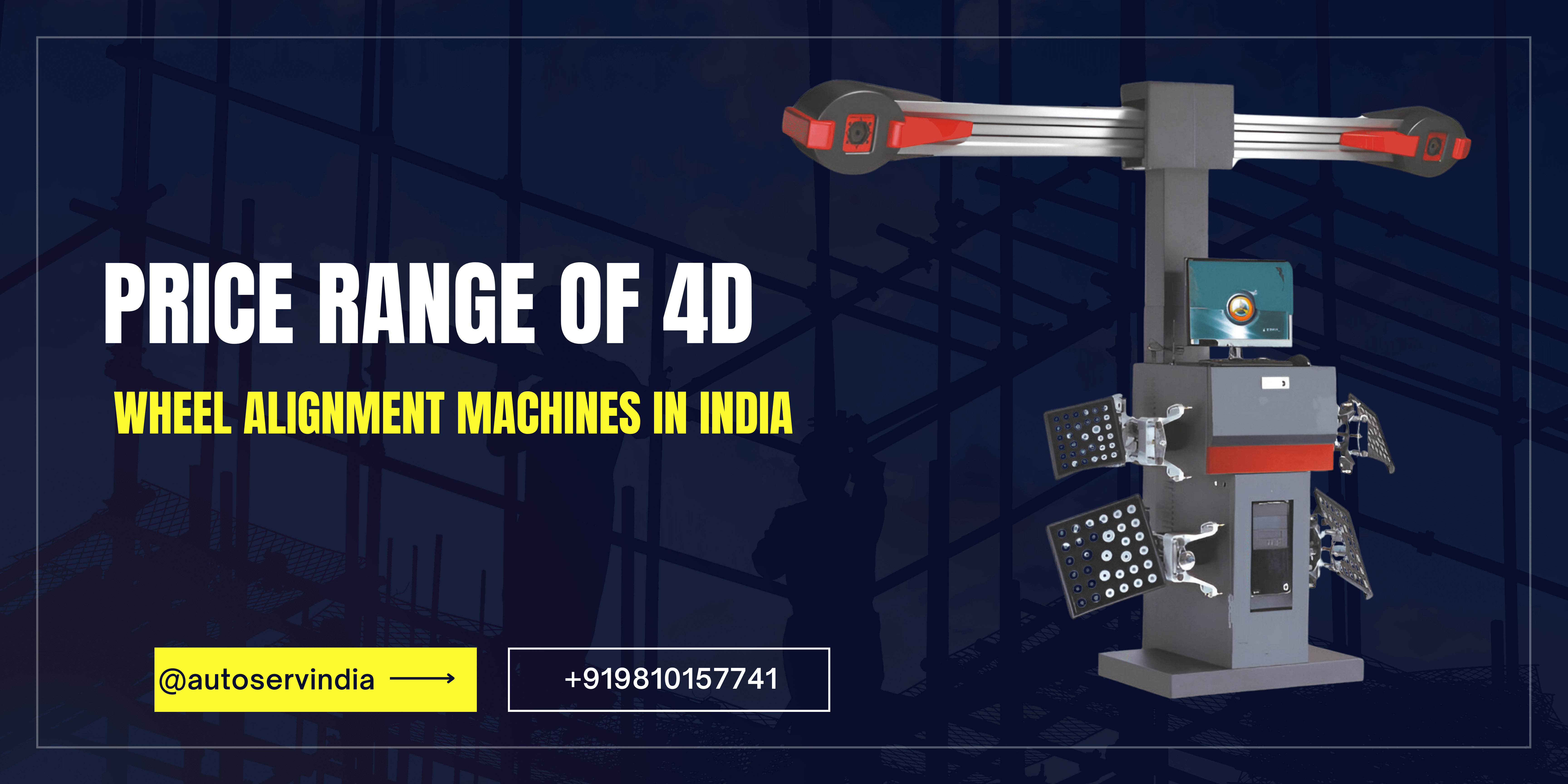 4D Wheel Alignment Machine Price in India 3 Price Range of 4D Wheel Alignment Machines in India 4D Wheel Alignment Machine Price in India