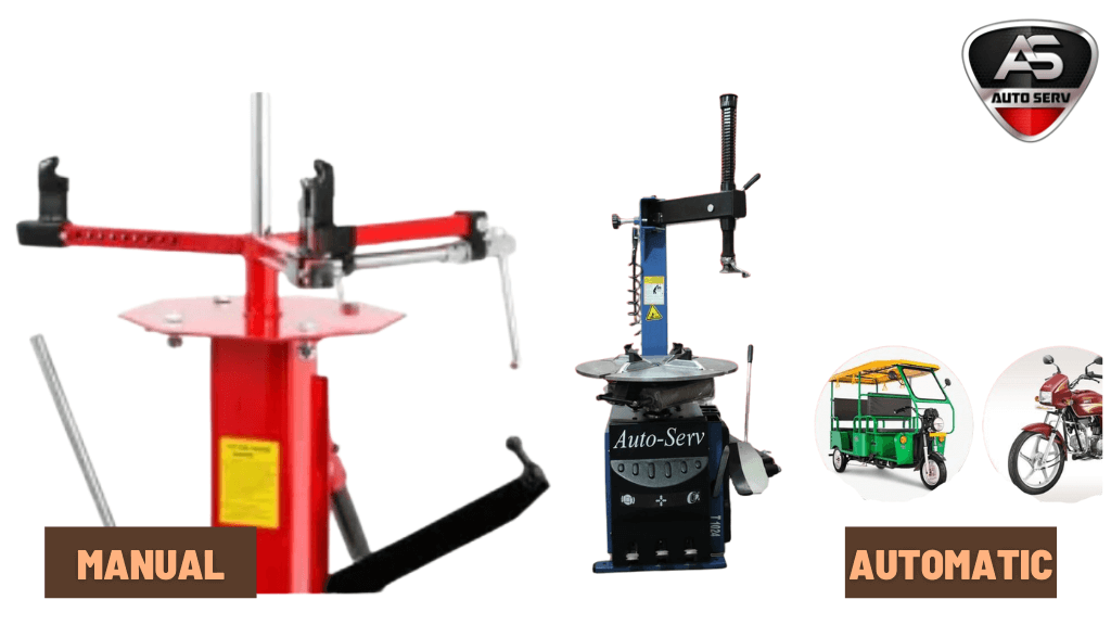 Comparison between the Manual Tire Changer Machine and the Automatic Tire Changer Machine Manual Tire Changer Machine: Mount and Demount Tires With Ease